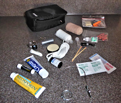 Trail Kit components - including SOL Pak Trail Kit unpacked