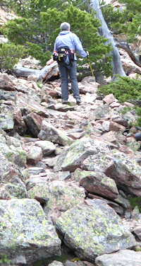 Climbing is easier Rocky climb